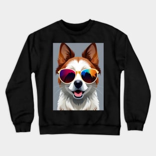 Cute Smile Dog T-Shirt Crewneck Sweatshirt